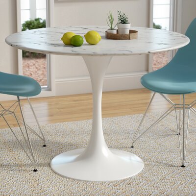 White Round Dining Tables You'll Love in 2020 | Wayfair